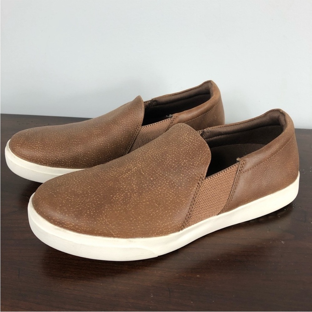 Roots Leather Slip on Sneakers